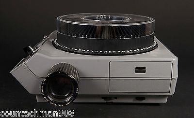 Kodak Ektagraphic III A Slide Projector with Tray & Ektanar Zoom Lens - Vintage 35mm Slide Viewer for Home Theater, Classroom Presentations & Photo Archiving