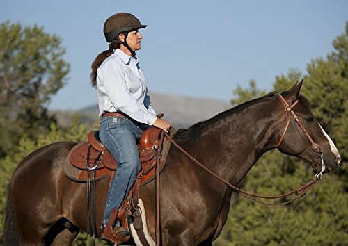 Troxel Sierra Western Equestrian Helmet for Adults & Kids - ASTM/SEI Certified Riding Safety Gear for Horseback Riding, Trail Riding & Rodeo Events