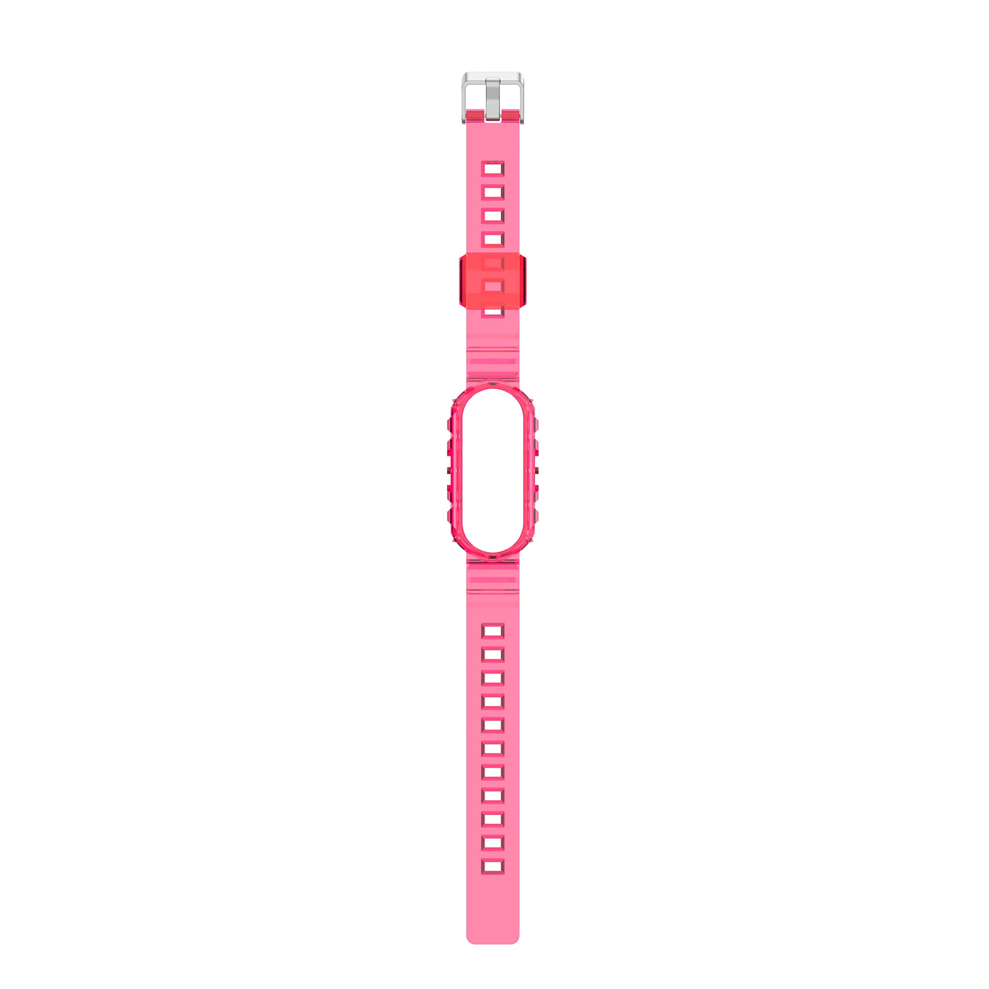 Premium Soft Silicone Replacement Band for Xiaomi Mi Band 7/6/5 & Amazfit Band 5 - Breathable Sport Wristband with Metal Buckle - Perfect for Running, Gym Workouts & Daily Wear