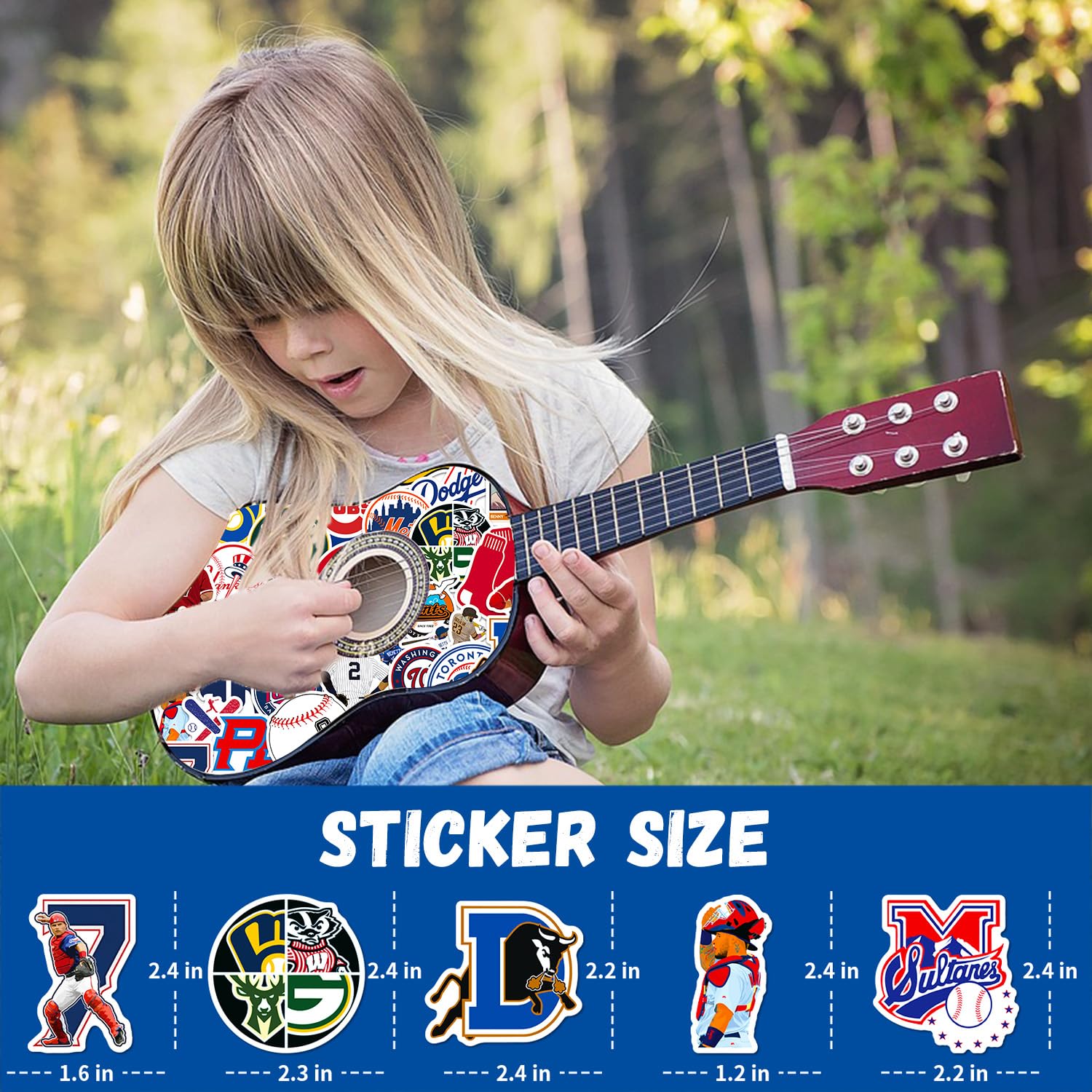 100 Cool Baseball & Softball Vinyl Stickers - Waterproof Decals for Water Bottles, Laptops, Phones, Skateboards - Fun Sports Decor for Teens & Kids - Perfect for School, Sports Gear & DIY Projects