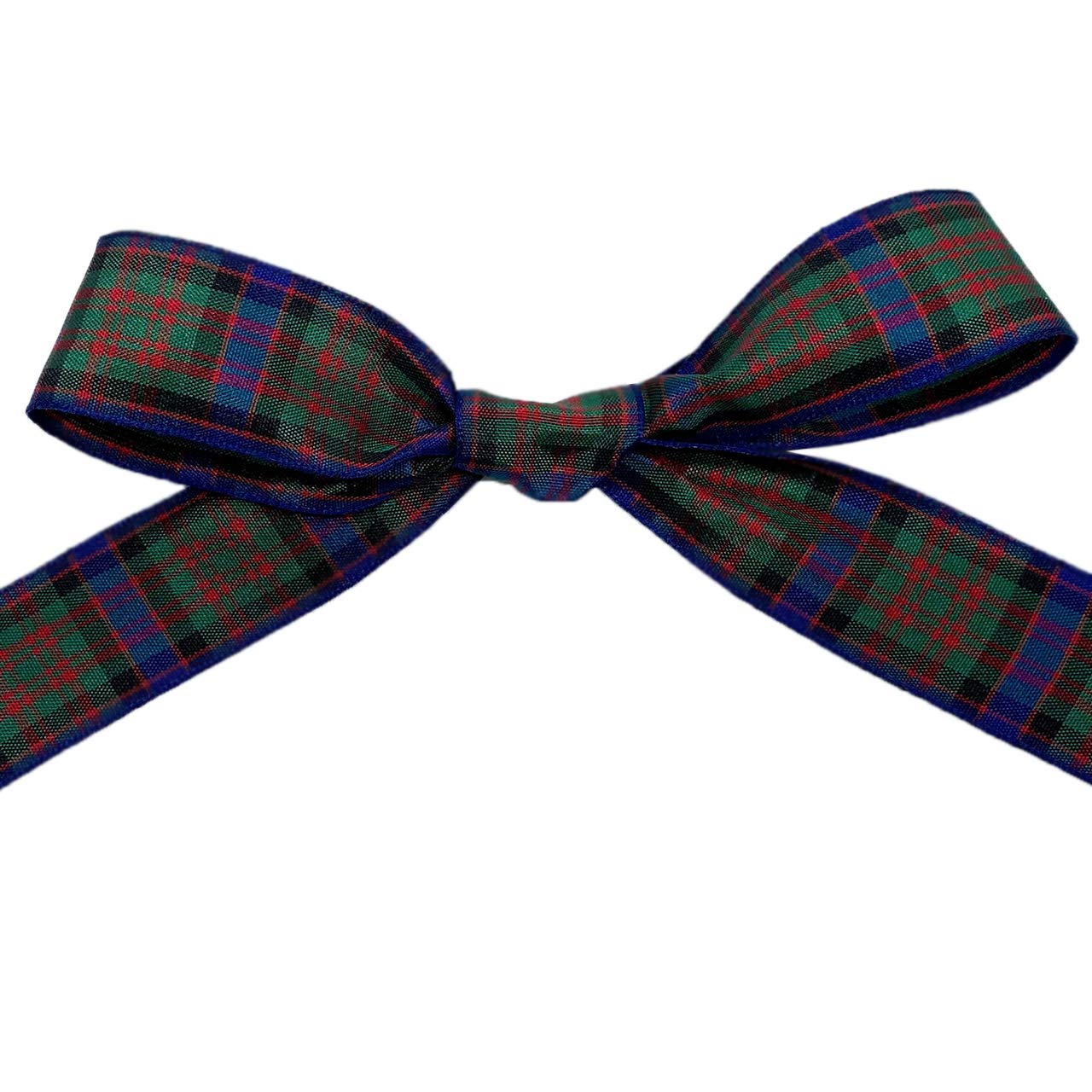 Morex Ribbon Edinburgh Ribbon - 1 Inch x 27 Yards, Macdonald Tartan Plaid Design (97525/25-14) - Perfect for Gift Wrapping, DIY Crafts, and Holiday Decorations