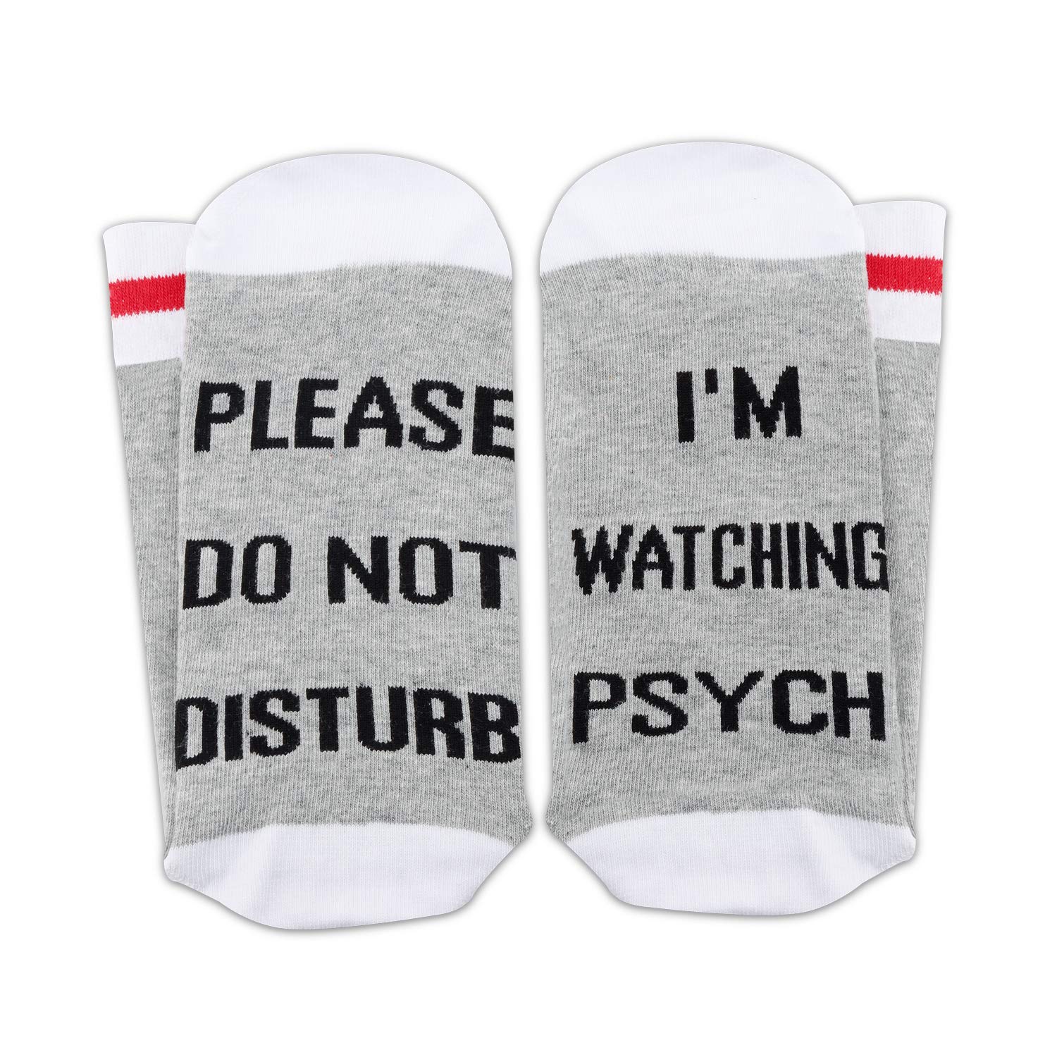 GJTIM 2 Pairs of Novelty Detective TV Show Inspired Socks - Fun Gift for Mystery Drama Fans - Perfect for Cosplay, Themed Parties & Detective Enthusiasts