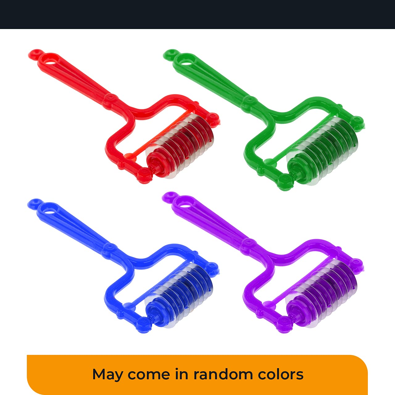 Handheld Pasta Dough Roller & Cutter - Manual Noodle Making Wheel for Fresh Pasta, Dumplings & Pastry - Perfect Kitchen Tool for Italian, Asian & Homemade Cooking