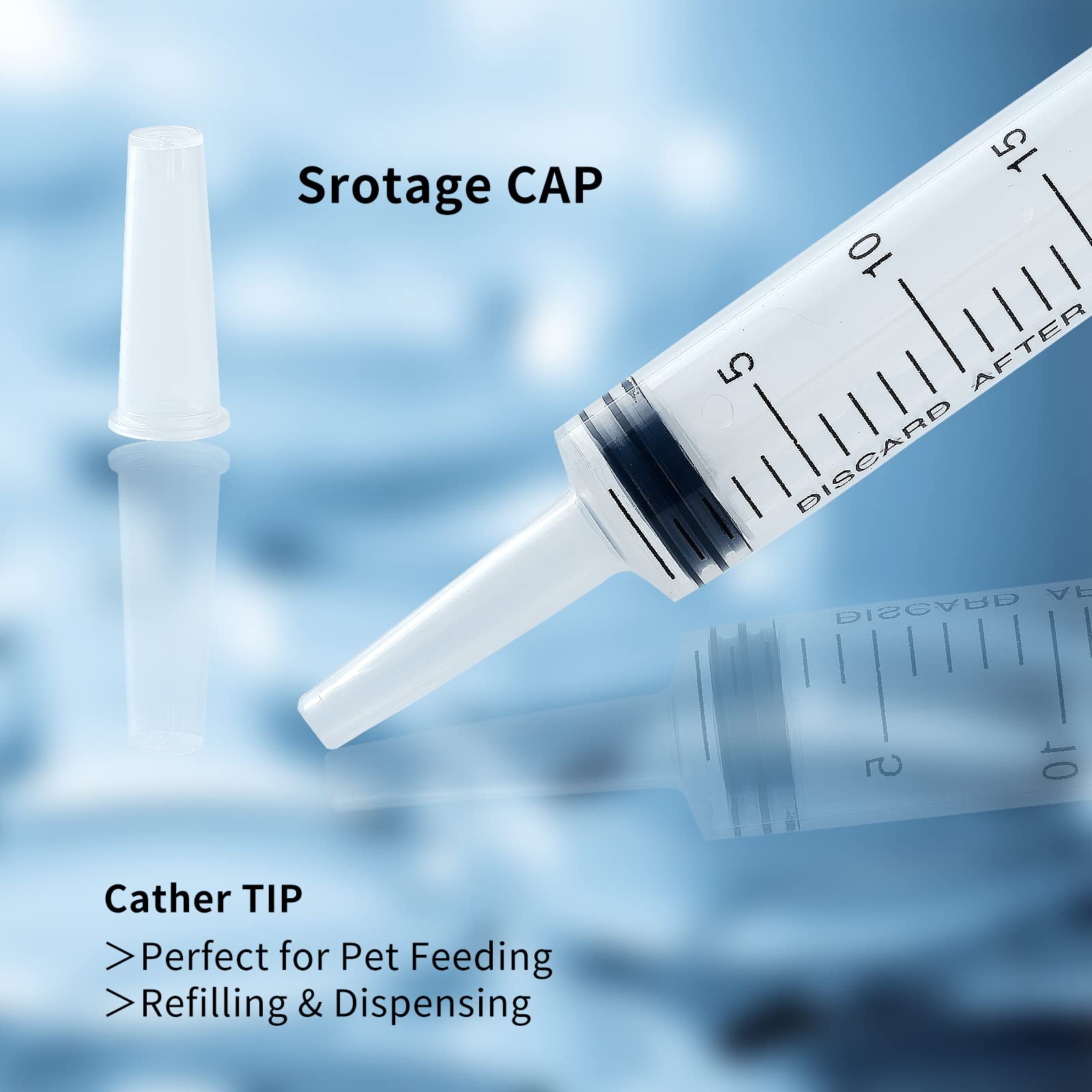 6pcs 20ml Plastic Syringes with 2pcs 13inch Tubing – Lab, Pet Feeding, Epoxy Resin, Crafts, Lubricant & Lip Gloss Filling – Ideal for Scientific Experiments, DIY Projects, and Small Liquid Transfers