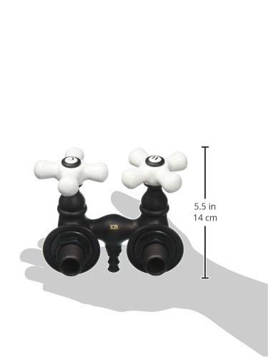 St. Louis Wall Mount Clawfoot Tub Faucet - Oil Rubbed Bronze Finish - 4-3/4