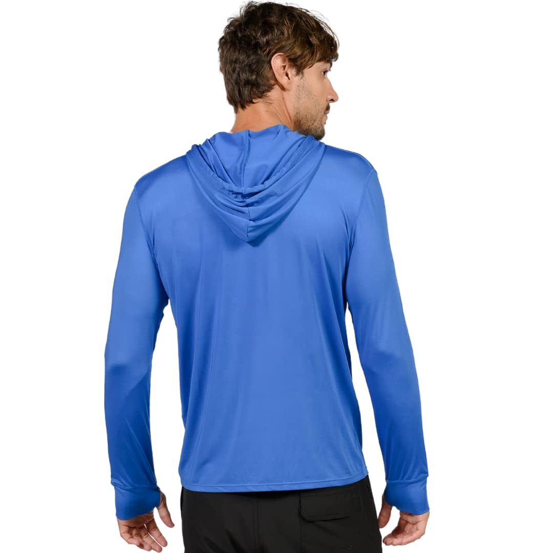 Men's UV Protection Hoodie & Sun Shirt - Lightweight UPF 50+ Sunblock Clothing for Swimming, Beach & Outdoor Activities | Unisex Water Sports Apparel
