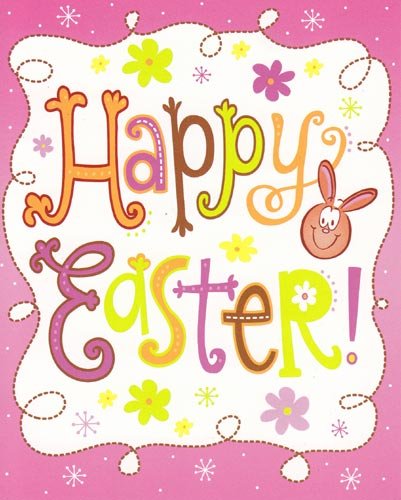 Happy Easter Greeting Card - Stylish & Heartwarming Design to Make Everyone Smile | Perfect for Easter Celebrations, Family Gatherings & Spring Festivities