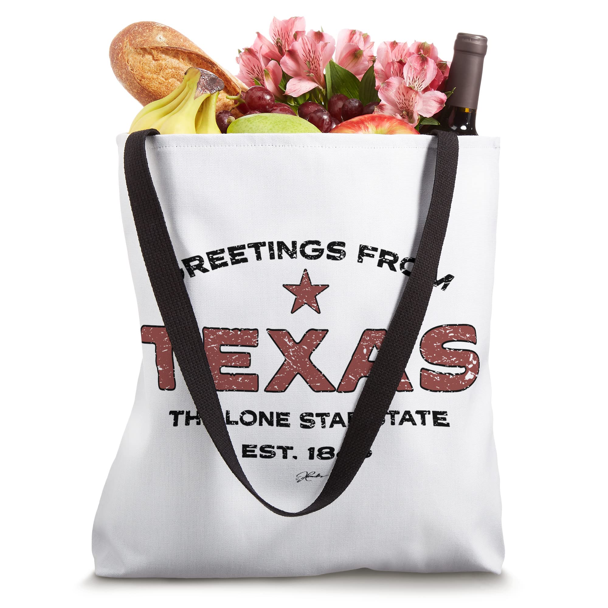 JCombs: Stylish Texas Tote Bag - Durable & Fashionable Canvas Shoulder Bag for Women - Perfect for Shopping, Travel & Everyday Use