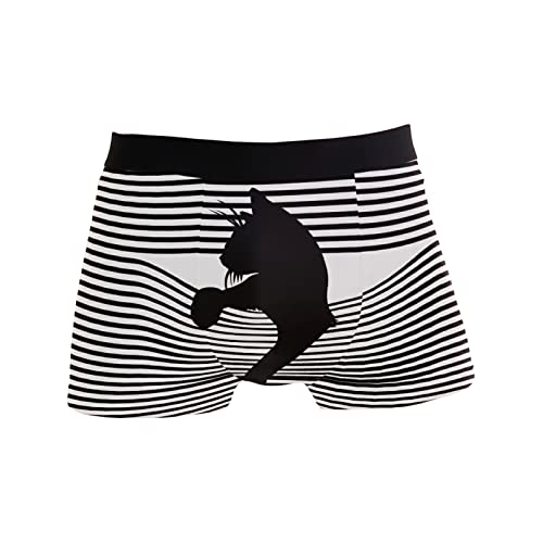 Black Cat Striped