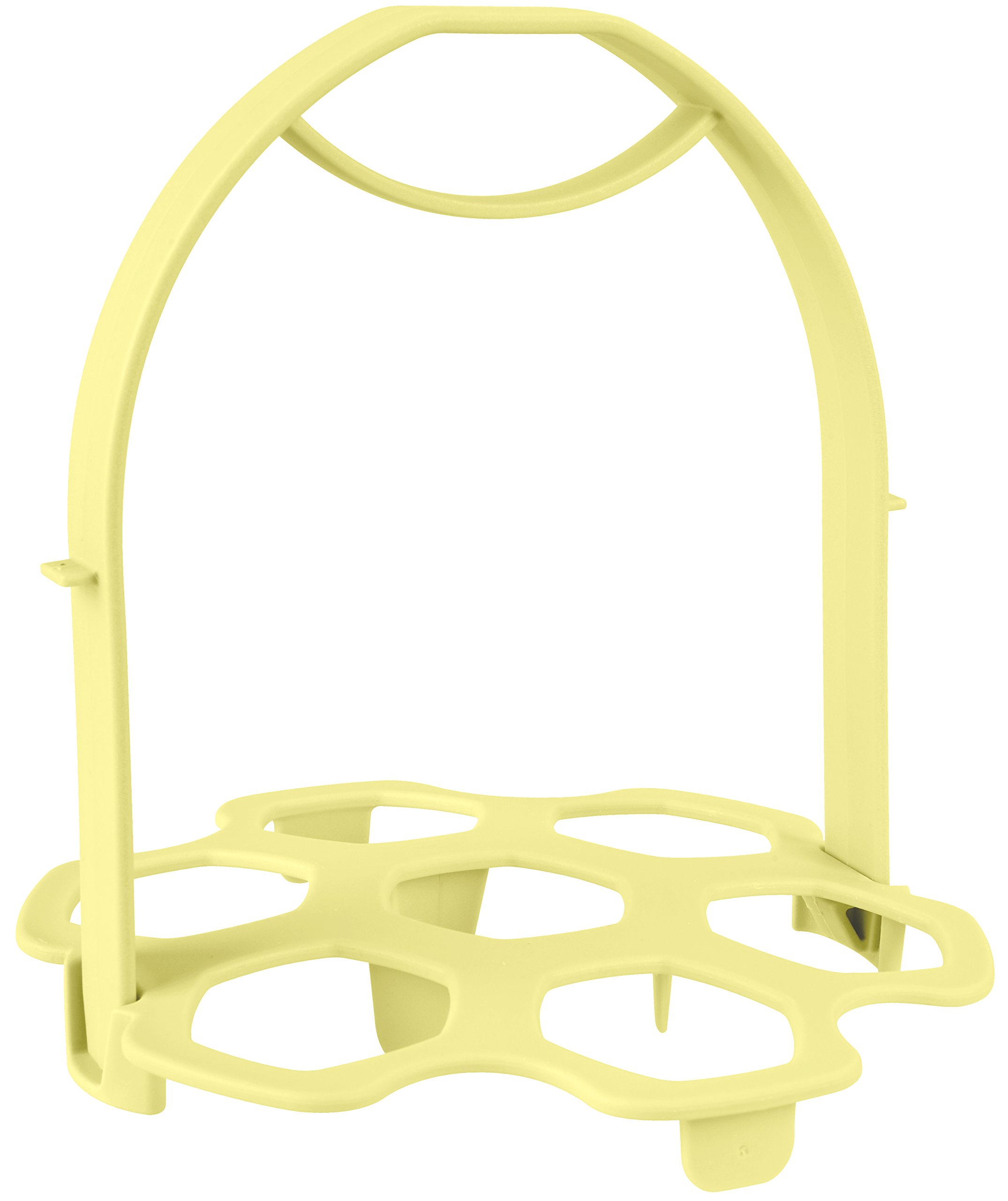 2-Piece Black Plastic Egg Tray Set (5.1