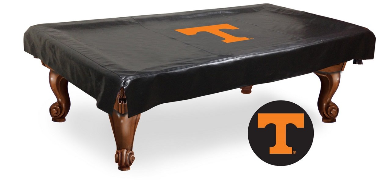 NCAA Tennessee Volunteers Billiard Table Cover - Officially Licensed Pool Table Protector for Game Room & Sports Bar Decor