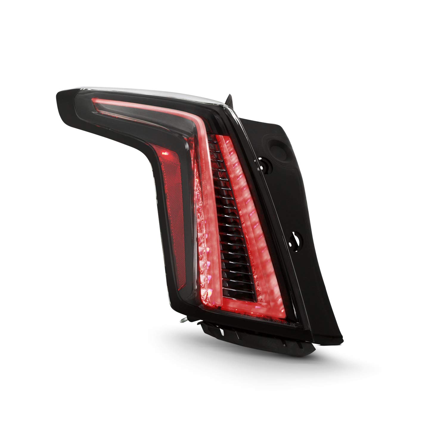 AKKON Full LED Tail Lights for 2017-2019 Cadillac XT5 - Euro Black OE Style Left Driver Side Assembly (Sport Package Compatible) | Perfect Upgrade for Night Driving & Enhanced Visibility