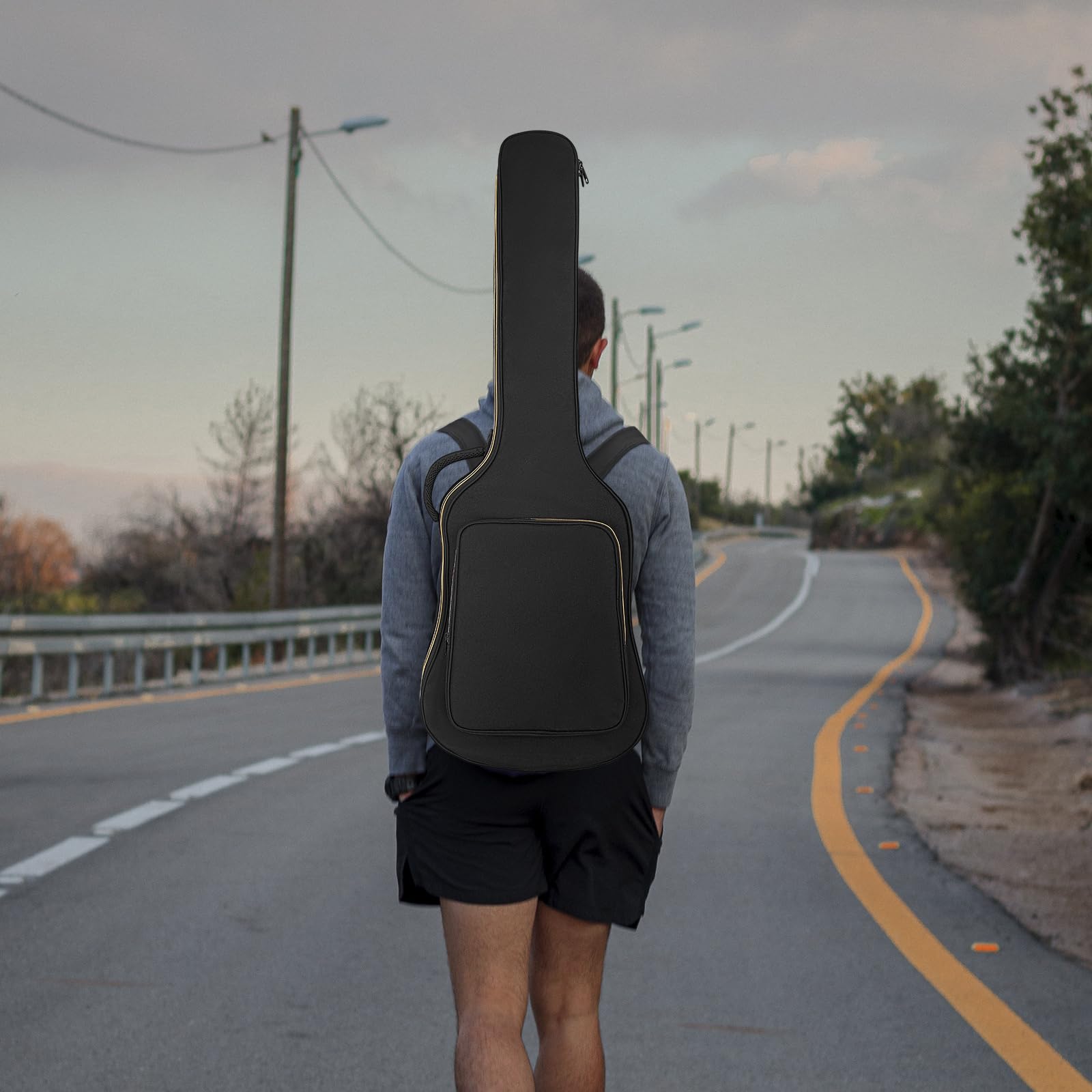 Electric Guitar Gig Bag with 0.35