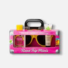 Hempz Road Trip Minis Sugared Banana & Mellow Yellow Trio - Travel-Sized Lotion Set for Hydration & Soft Skin | Perfect for Gym, Office & Vacation