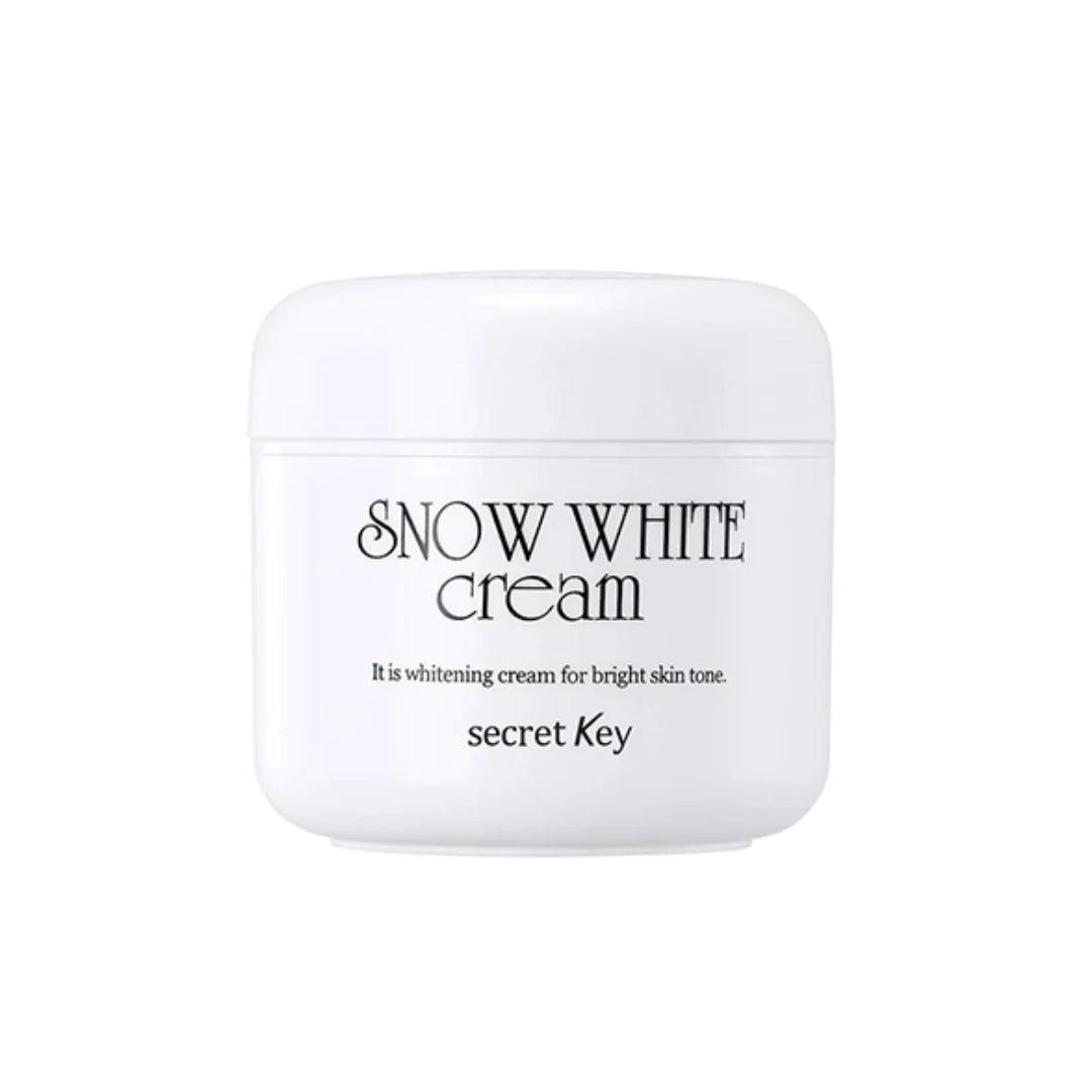 Secret Key Snow White Cream 50g - Brightening & Whitening Facial Moisturizer for Glowing Skin | Korean Beauty Skincare for Day & Night Use