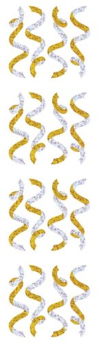 Gold and Silver Mini Streamers