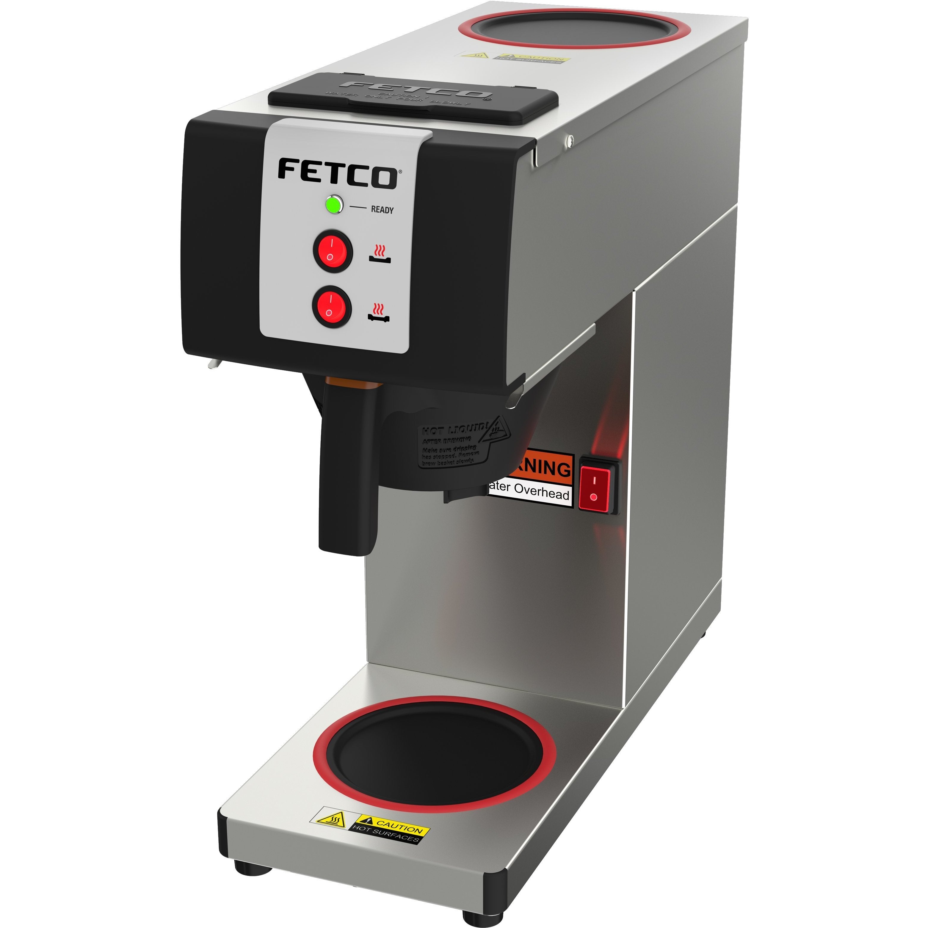 Fetco CBS 2121PW 1 Gallon Commercial Pourover Coffee Brewer - Perfect for Cafes, Restaurants, and Office Break Rooms - Model C212111