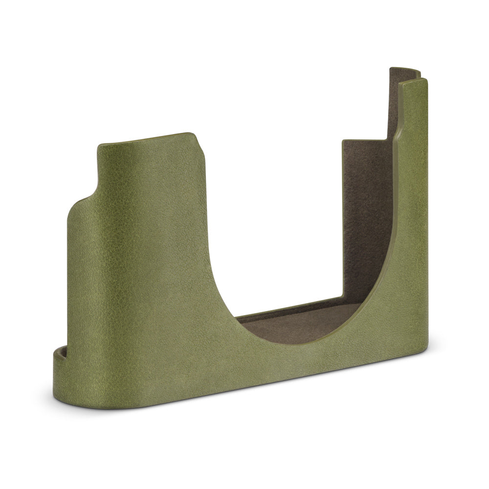 Leica D Lux 8 Genuine Leather Half Case - Olive Green Camera Protector | Perfect for Travel, Street Photography & Everyday Use