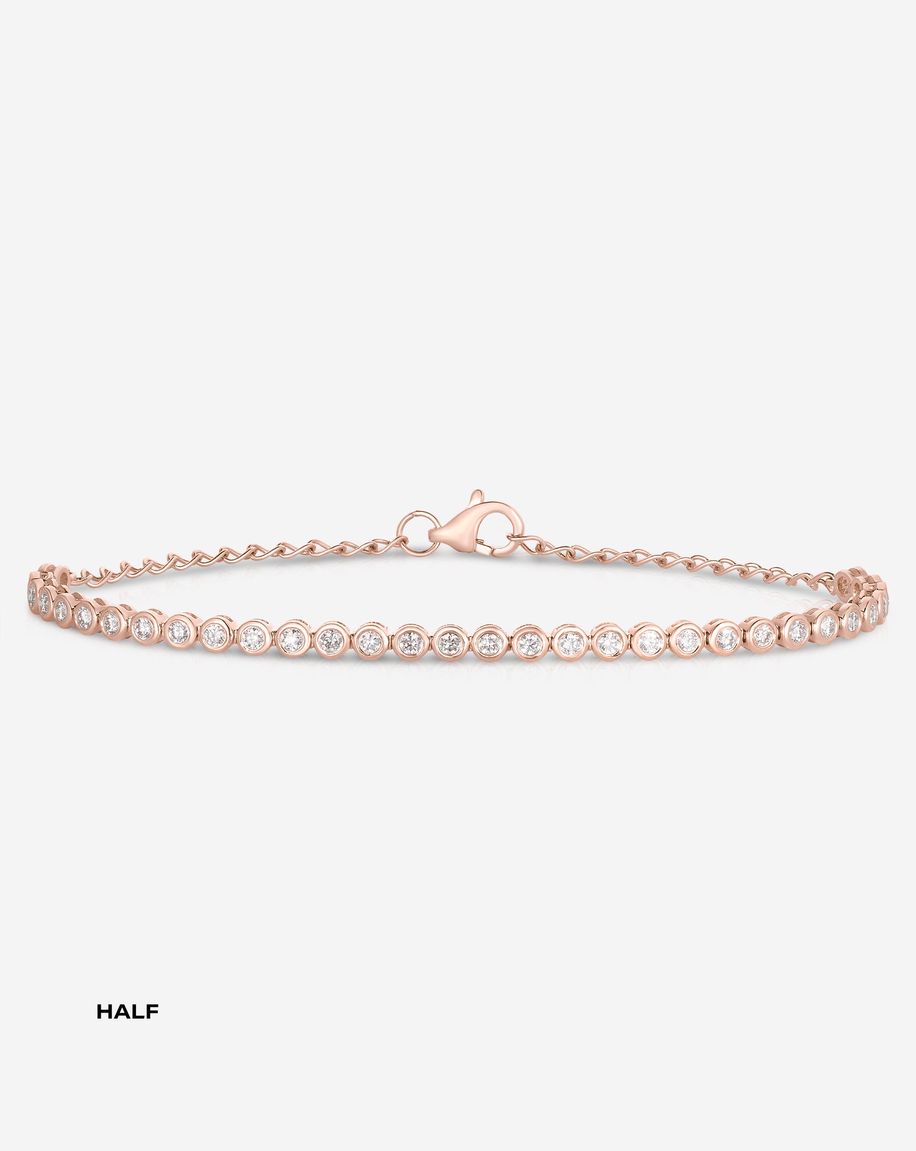 Elegant Bezel Mini Diamond Tennis Bracelet for Women - Dainty & Sparkling Jewelry Gift for Anniversary, Wedding, Party & Special Occasions