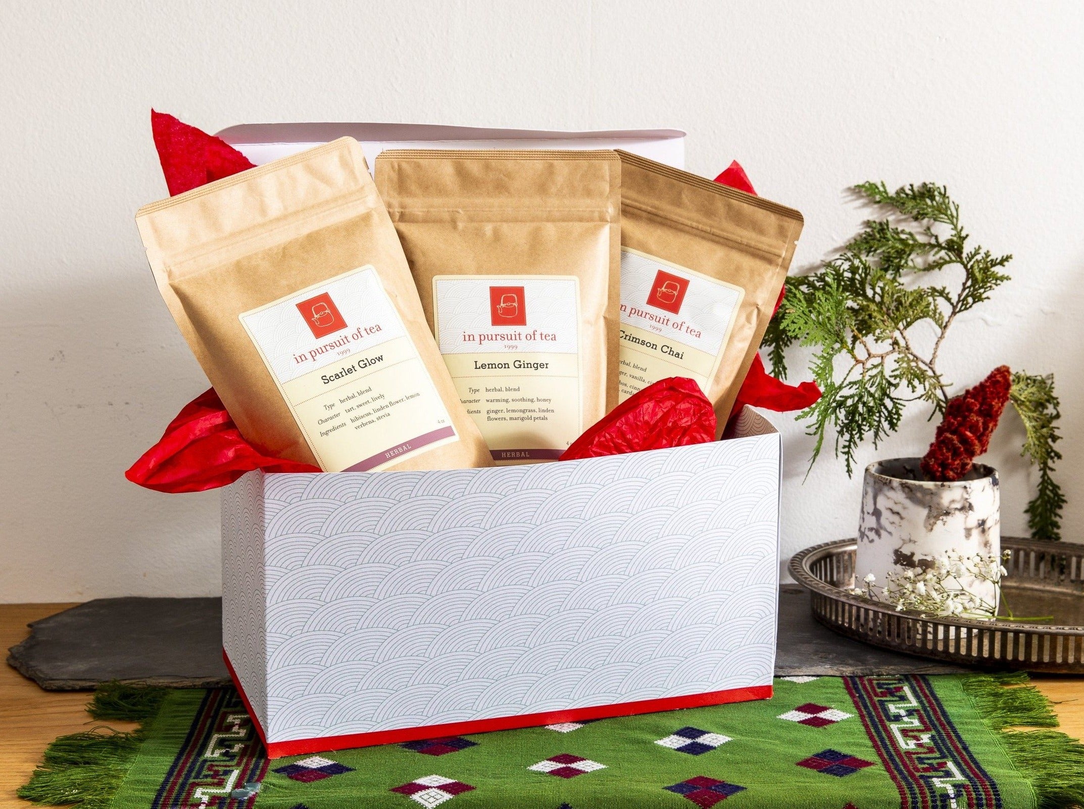 Premium Exotic Herbal Gift Set for Relaxation & Wellness - Organic Tea Blends, Aromatherapy & Herbal Remedies - Perfect for Spa Days, Self-Care & Thoughtful Gifting