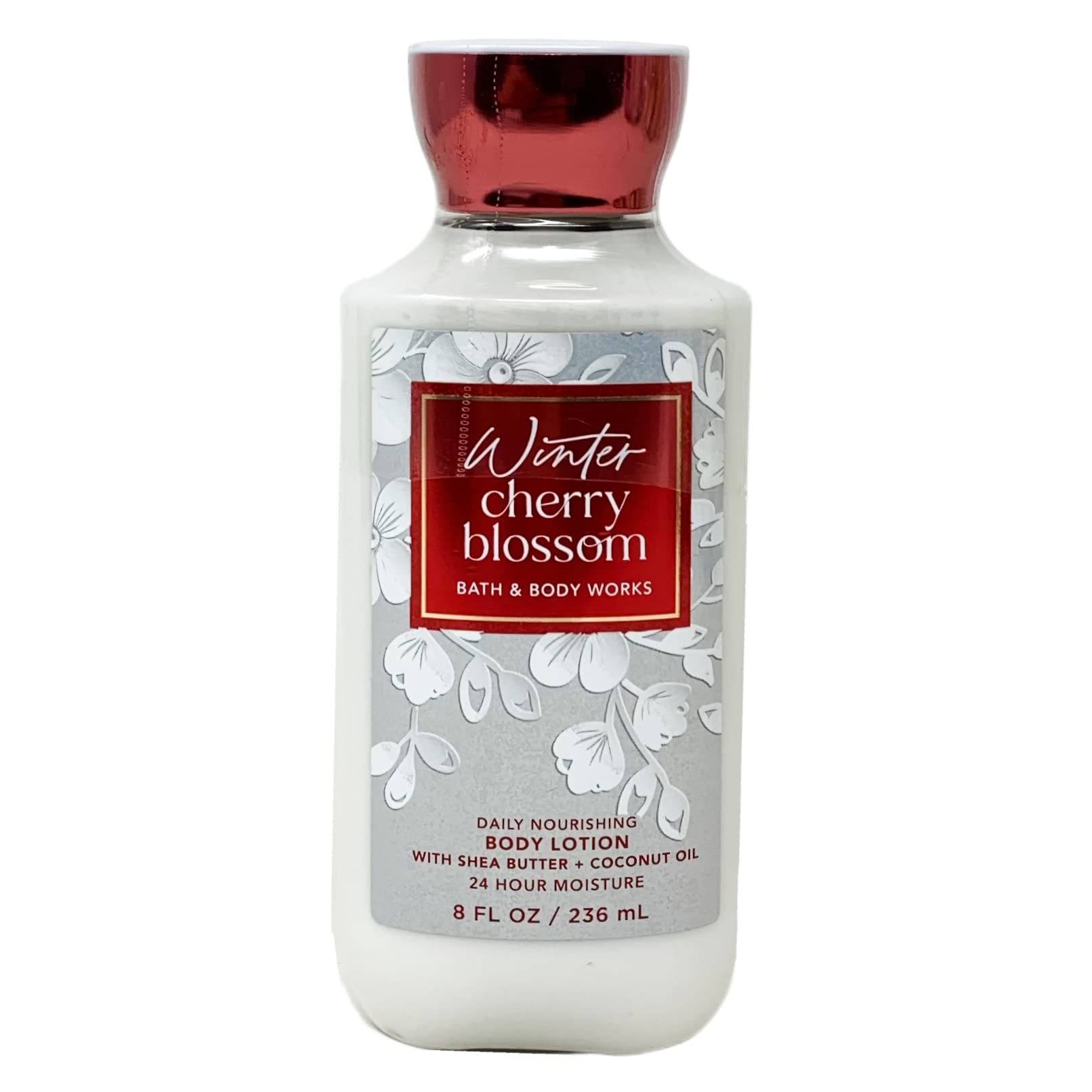 Bath & Body Works Winter Cherry Blossom Daily Moisturizing Body Lotion - 3 Pack Value Set | Hydrating Dry Skin Care for Women | Perfect for Winter Skincare Routine & Gift Giving