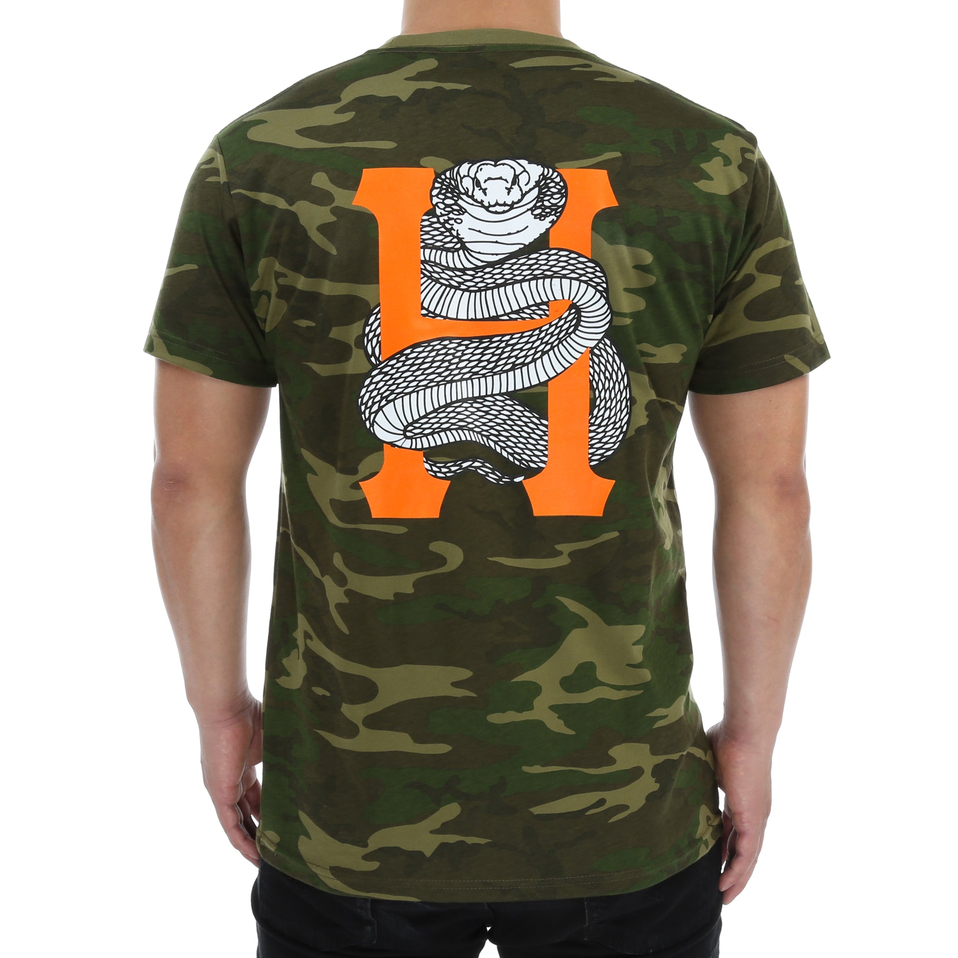 Huf Ambush Classic H Tee - Camo Print Men's T-Shirt | Streetwear Fashion for Casual Wear & Urban Style