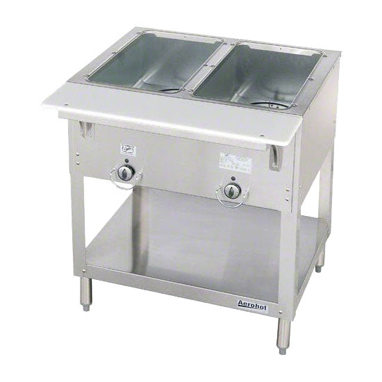 Duke E302 Aerohot Electric 2-Well Steam Table Food Warmer 120V - Perfect for Buffets, Catering & Restaurants to Keep Food Hot & Fresh