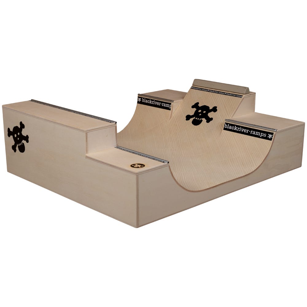 Blackriver Fingerboard Ramps - Professional Mini Skateboard Ramps for Fingerboards - Perfect for Home, Office & Skatepark Practice