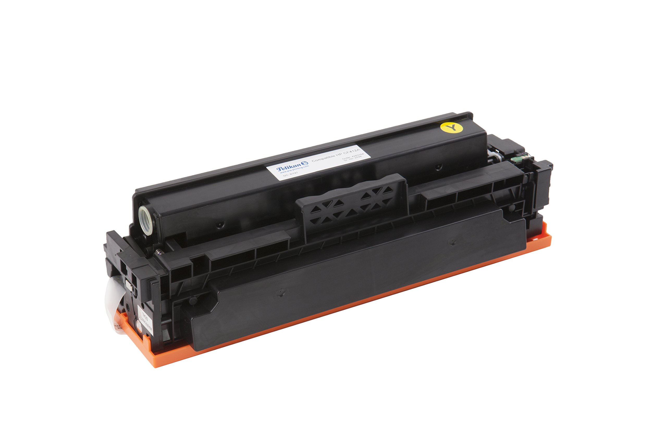 Pelikan 4283764 Yellow Toner Cartridge - Compatible with HP CF412A for HP LaserJet Pro M452DN/M452DW/M452NW & MFP M477FDW/M477FDN/M477FNW/M377 Printers | High-Quality Replacement | Ideal for Office & Home Printing