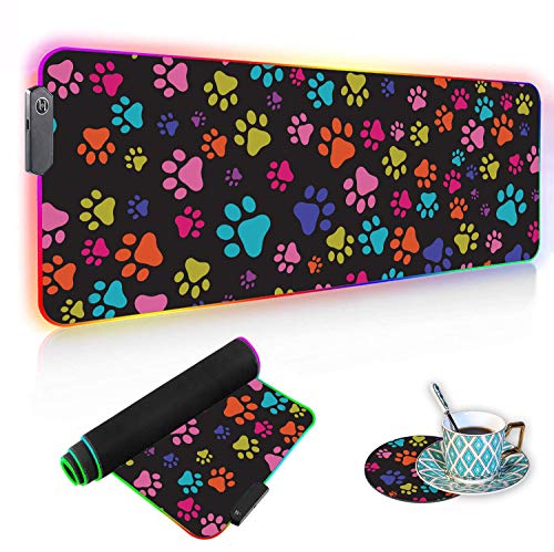 Multicolor Dog Paws