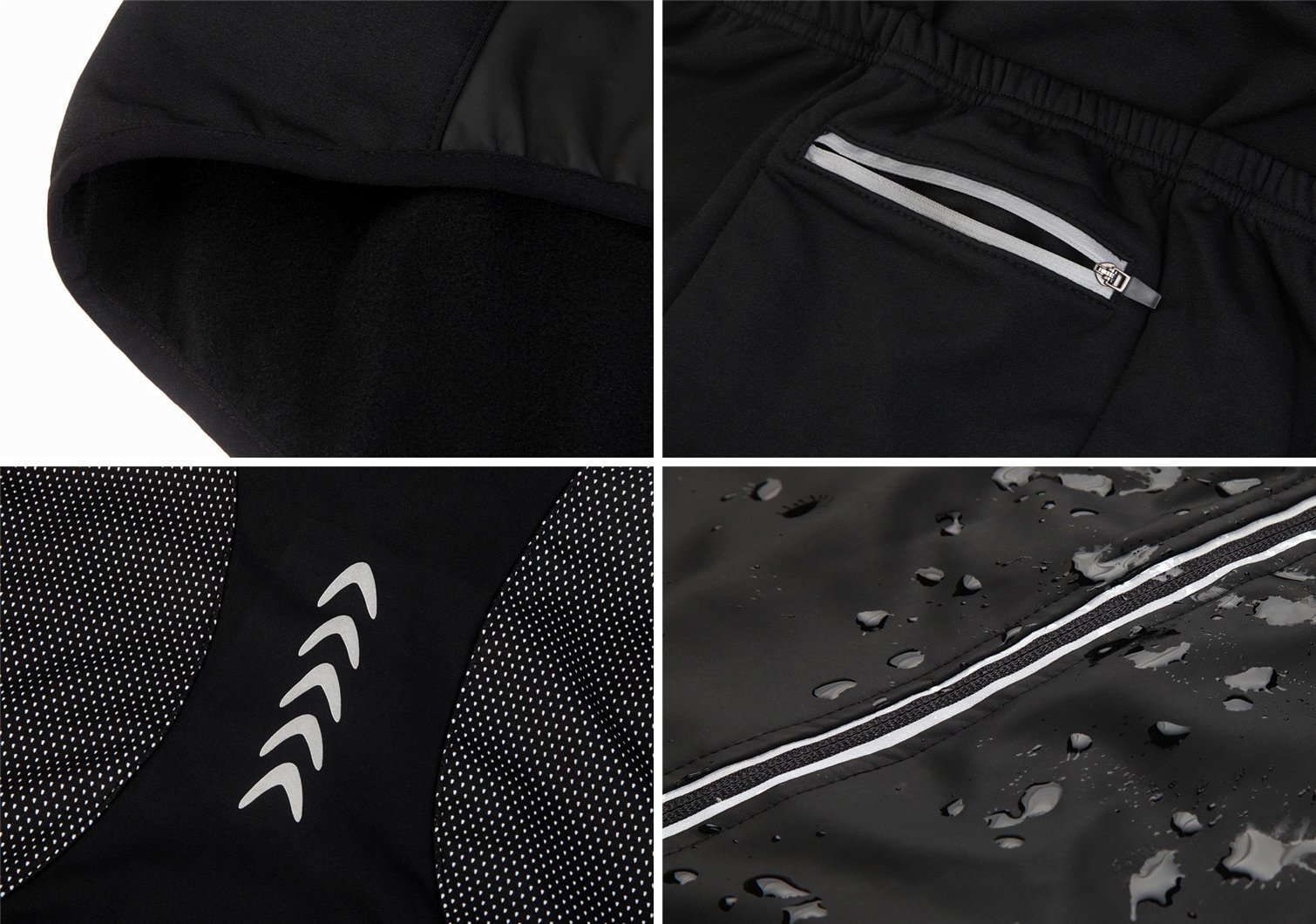 Windproof Thermal Fleece Cycling Jacket for Men & Women - Perfect for Outdoor Biking, Running & Winter Sports