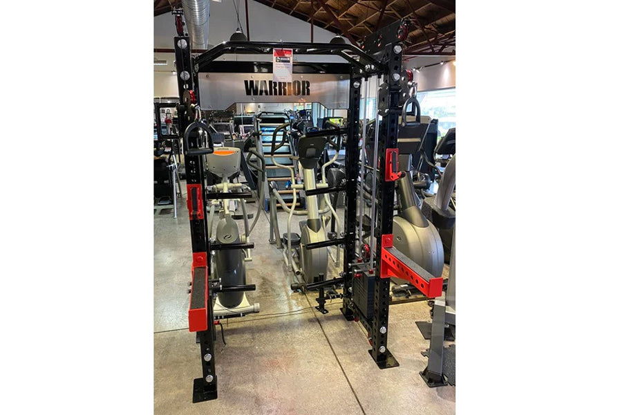 Warrior 2.0 Cable Crossover Pulley System - Power Rack Gym Equipment for Home & Commercial Use - Strength Training Machine for Full Body Workouts - Perfect for Weight Lifting, CrossFit & Functional Fitness