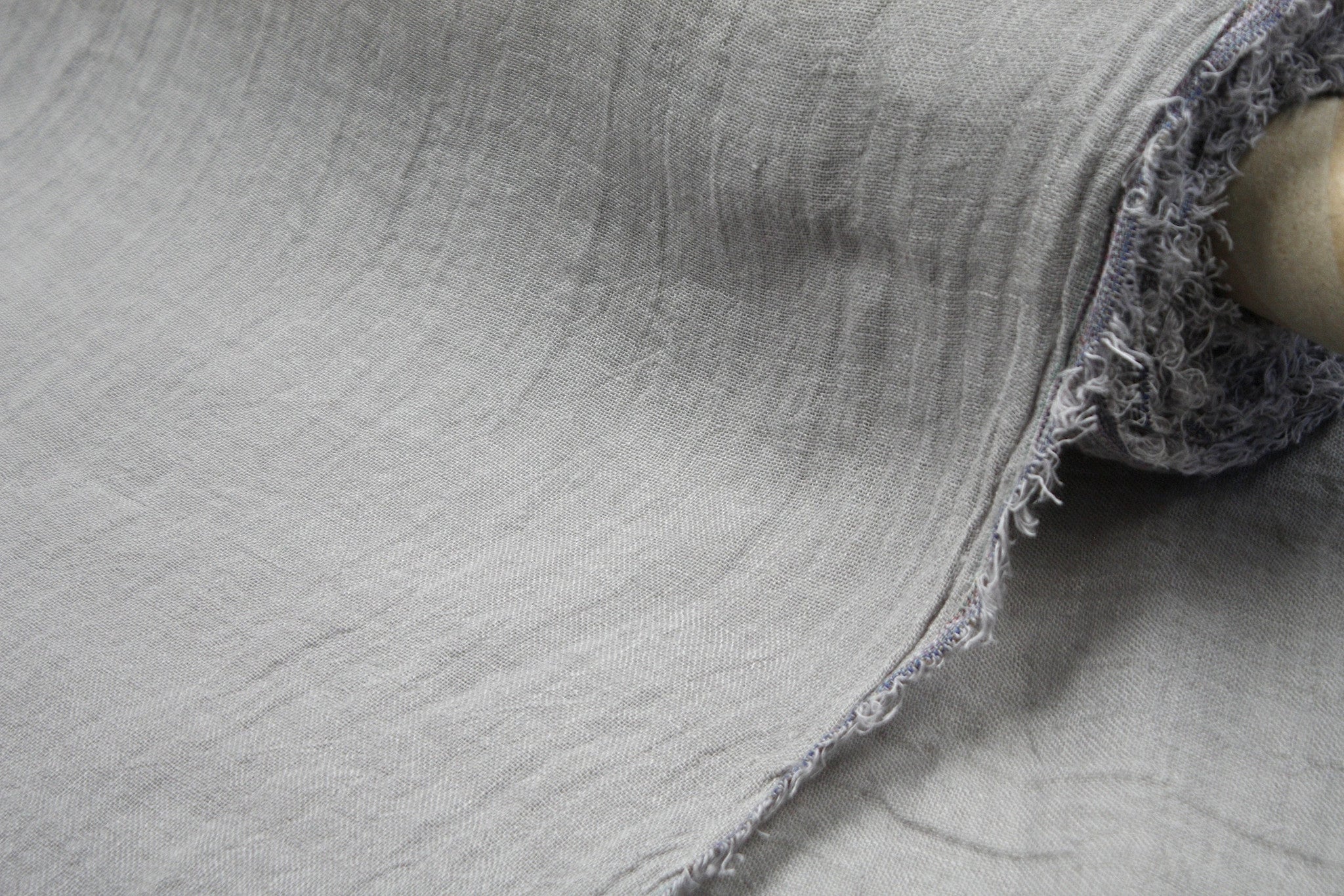 Premium Ash Crinkled Washed Linen Fabric - Soft & Durable for Clothing, Home Decor & DIY Crafts | Perfect for Dresses, Curtains & Upholstery