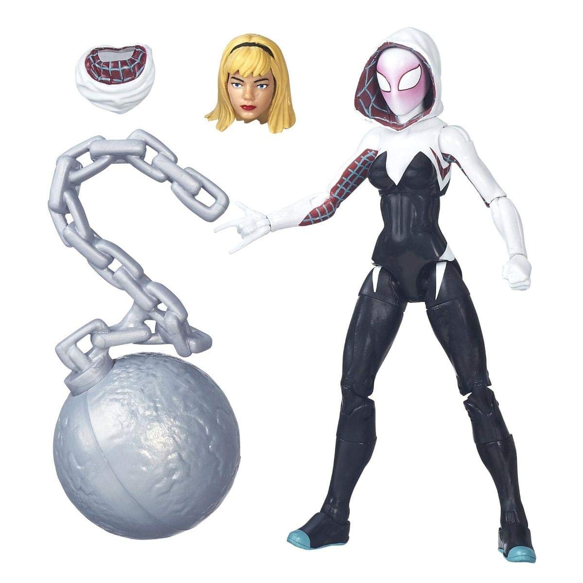 Marvel Legends Series Edge of Spider-Verse Spider-Gwen Action Figure - Collectible Superhero Toy for Marvel Fans | Perfect for Display, Cosplay, and Gift Giving