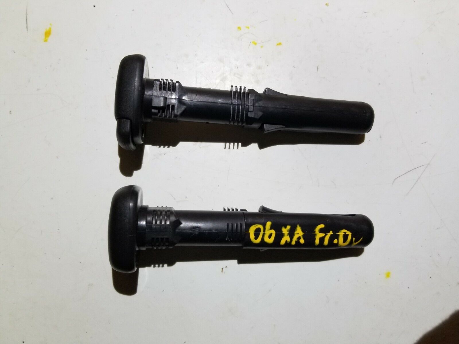 04-06 Scion XA OEM Front Left Driver Seat Headrest Guide Sleeve - 2 Piece Set for Easy Headrest Adjustment & Replacement - Perfect for Car Interior Maintenance & Comfort Upgrade