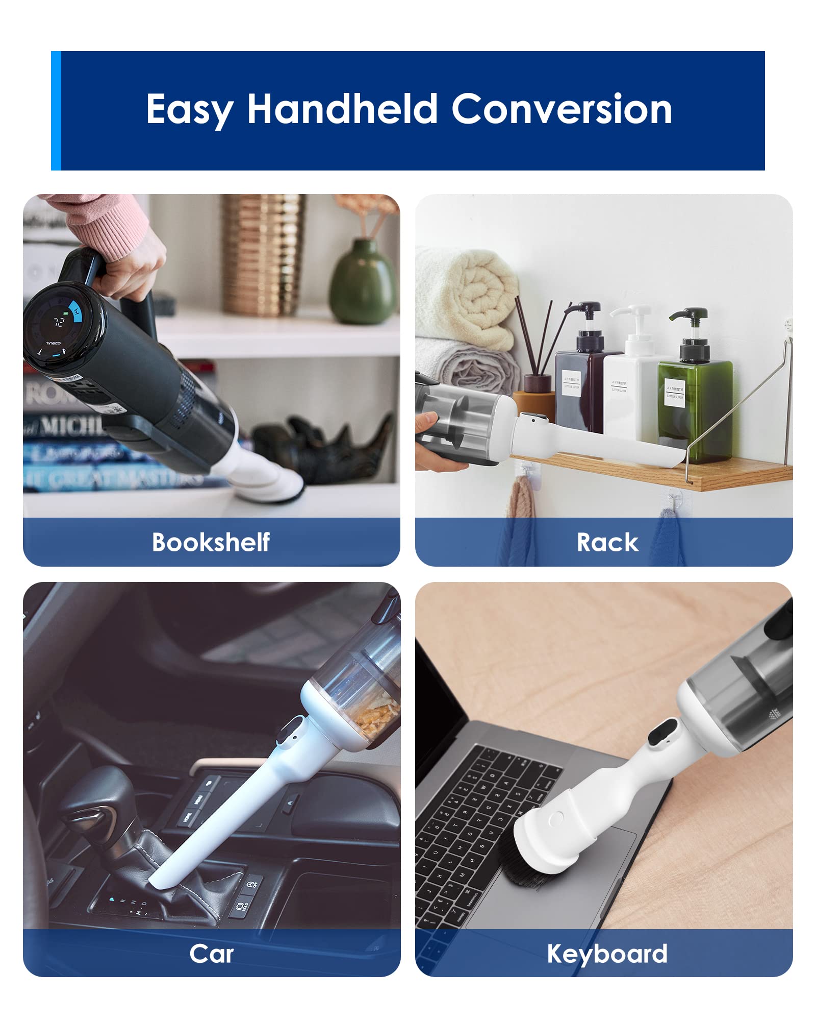 Tineco S5 Cordless Wet Dry Vacuum Cleaner & Mop - Lightweight for Multi-Surface Cleaning at Home