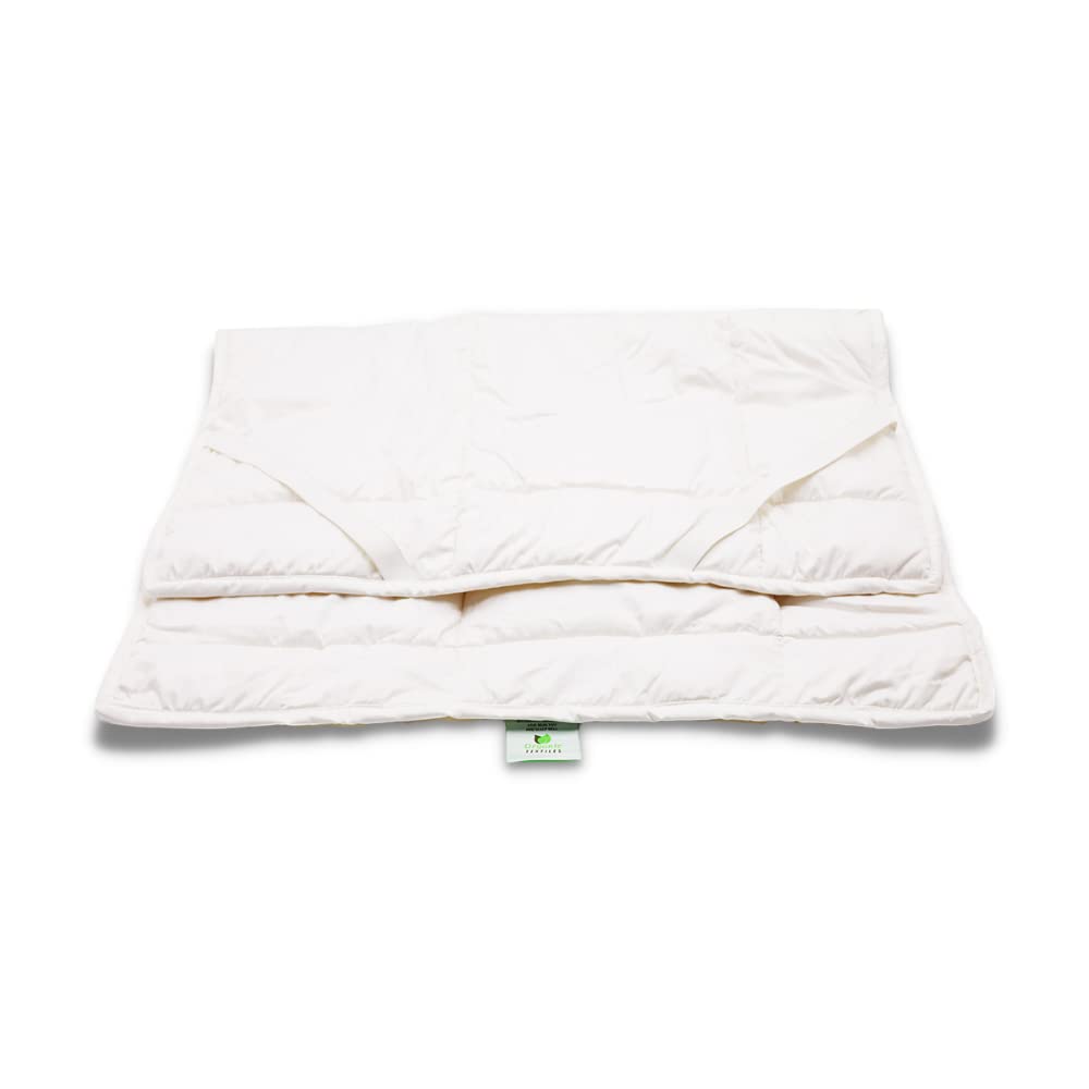 Organic Australian Wool Crib Mattress Pad – GOTS Certified, Breathable & Machine Washable (18