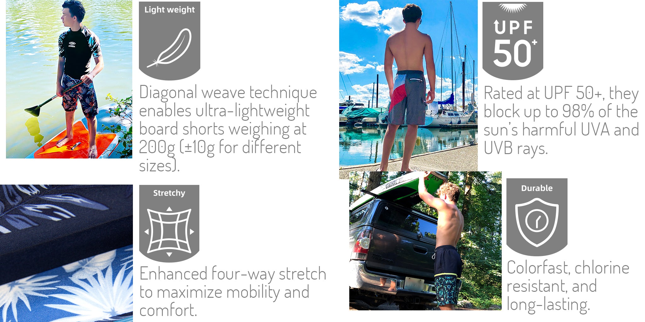 Axesea Team Long Sleeve UPF 50+ Sun Protection Rash Guard Shirt for Men & Women - Perfect for Swimming, Surfing, Beach & Outdoor Activities