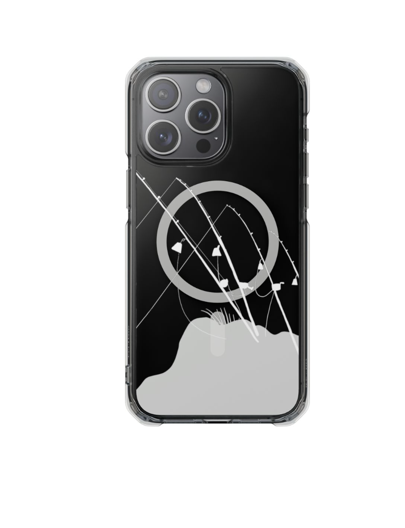 Gone Fishing Clear Phone Case - Durable Protective Cover for iPhone & Samsung - Perfect for Outdoor Activities, Fishing Trips & Daily Use