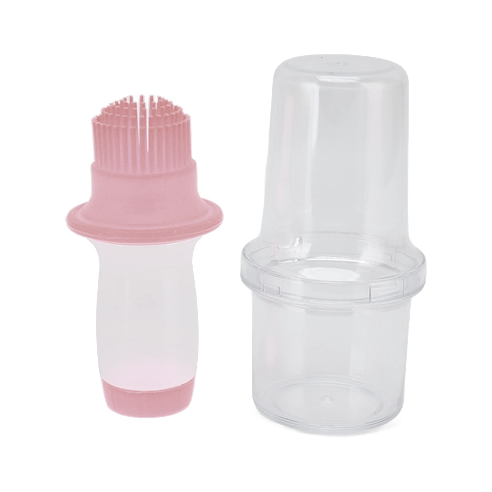 Premium Olive Oil Dispenser Bottle with Silicone Brush - Kitchen Oil Sprayer for Cooking, Frying, Baking, BBQ, Pancakes & Air Fryer - Perfect for Marinating, Salad Dressing & Home Chef Use (Pink)