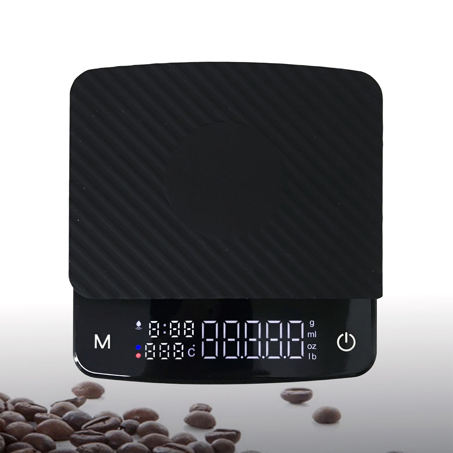 I.XXI Digital Coffee Scale with Timer & LED Display - Precise Brewing for Espresso, Pour Over, and French Press - Perfect for Home Baristas & Coffee Enthusiasts (Black)