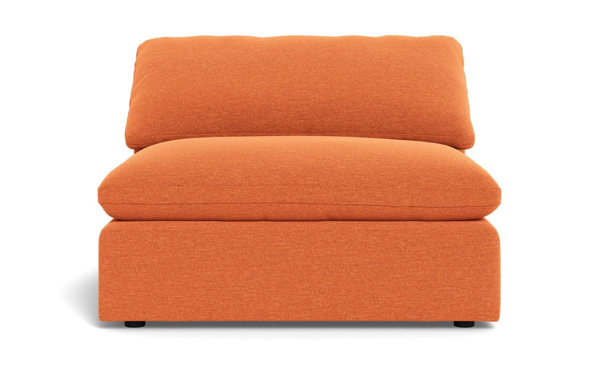 Fluffy Armless Chair - Ultra Soft Comfort for Living Room, Bedroom, or Office - Perfect for Relaxing, Reading, and Lounging