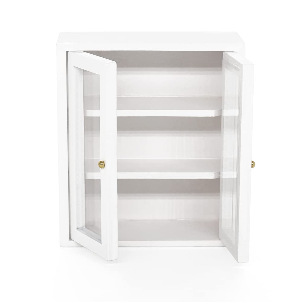 1/12 Scale Miniature Kitchen Upper Cabinet - Odoria Dollhouse Furniture Accessories for DIY Miniature House & Model Scenes