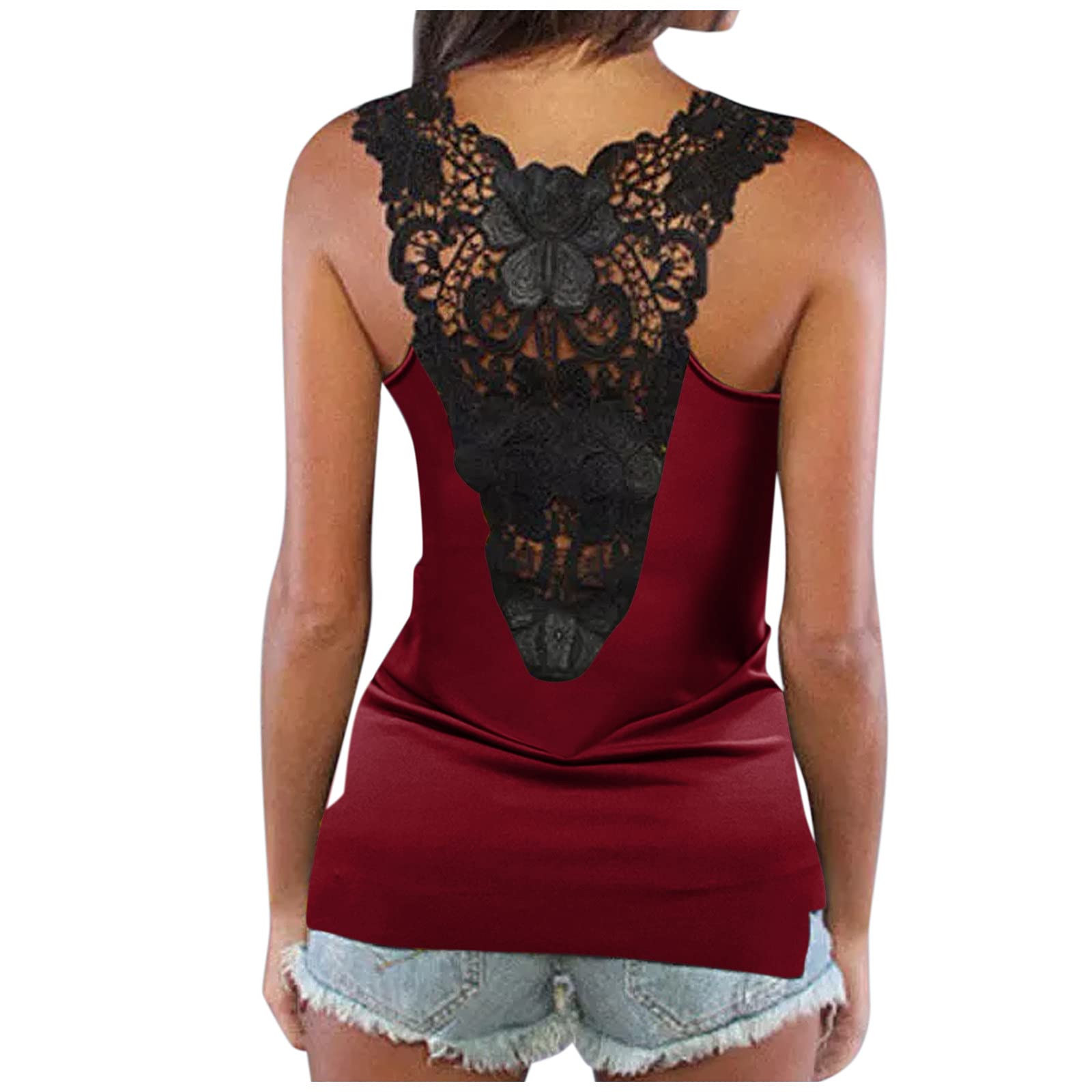 Boho Floral Printed V-Neck Cami Shirt for Women - Loose Casual Sleeveless Tank Top - Perfect for Summer Outfits, Beach Vacations & Music Festivals