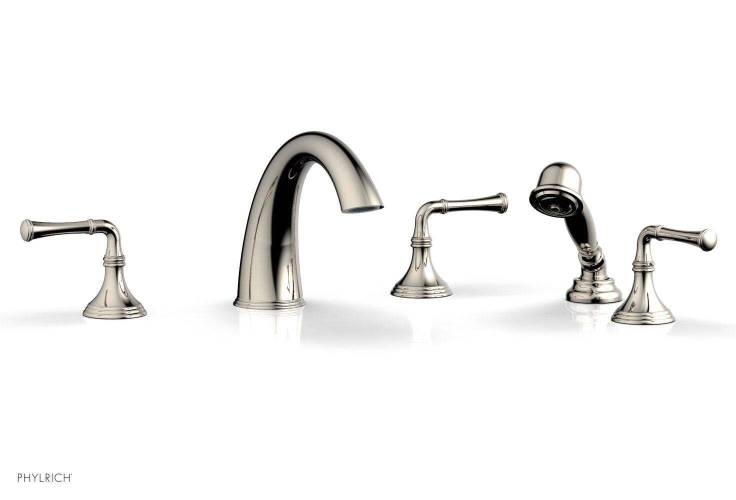 3-Ring Deck Tub Set with Hand Shower D2205E1 - Premium Bathroom Faucet for Modern Homes, Perfect for Bathroom Renovation & Spa Relaxation