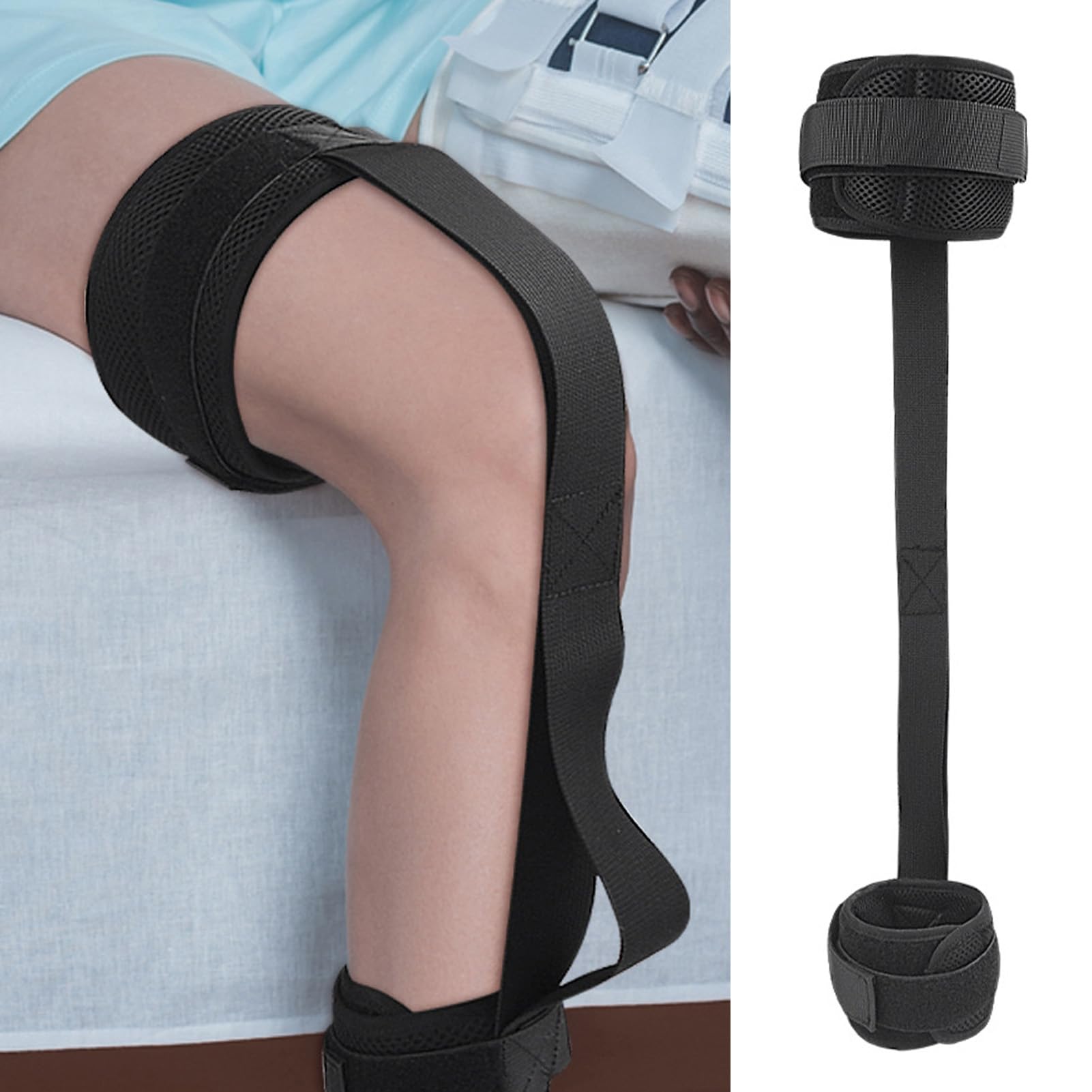 **Leg Lifter Strap - Comfortable & Heavy Duty Support for Easy Wear, Breathable & Adjustable - Ideal for Patients, Elderly & Post-Surgery Mobility Assistance**