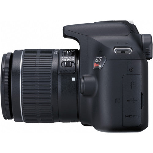 Canon EOS Rebel T6/2000D DSLR Camera with 18-55mm Lens Kit | WiFi & NFC Enabled | Perfect for Beginners, Travel Photography & Vlogging