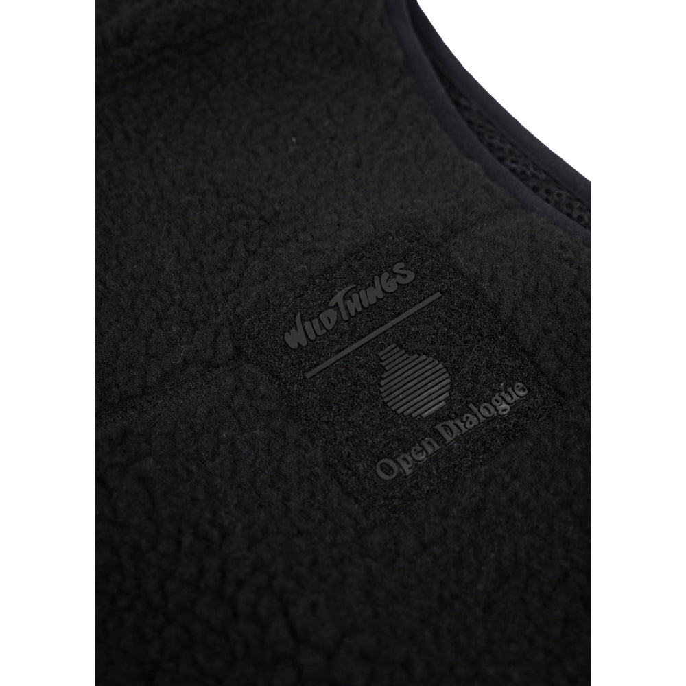 Open Dialogue x Wild Things BOA Vest Black - Lightweight Outdoor Puffer Vest for Hiking, Camping & Winter Sports