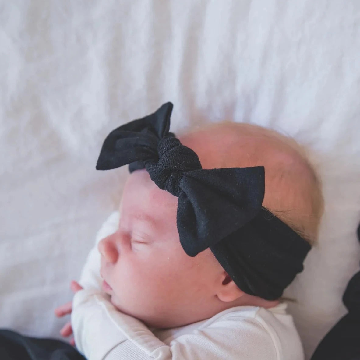 Copper Pearl Adjustable Knit Headband for Women & Girls - Soft Stretchy Hair Band in Midnight Black - Perfect for Workouts, Yoga, and Everyday Wear
