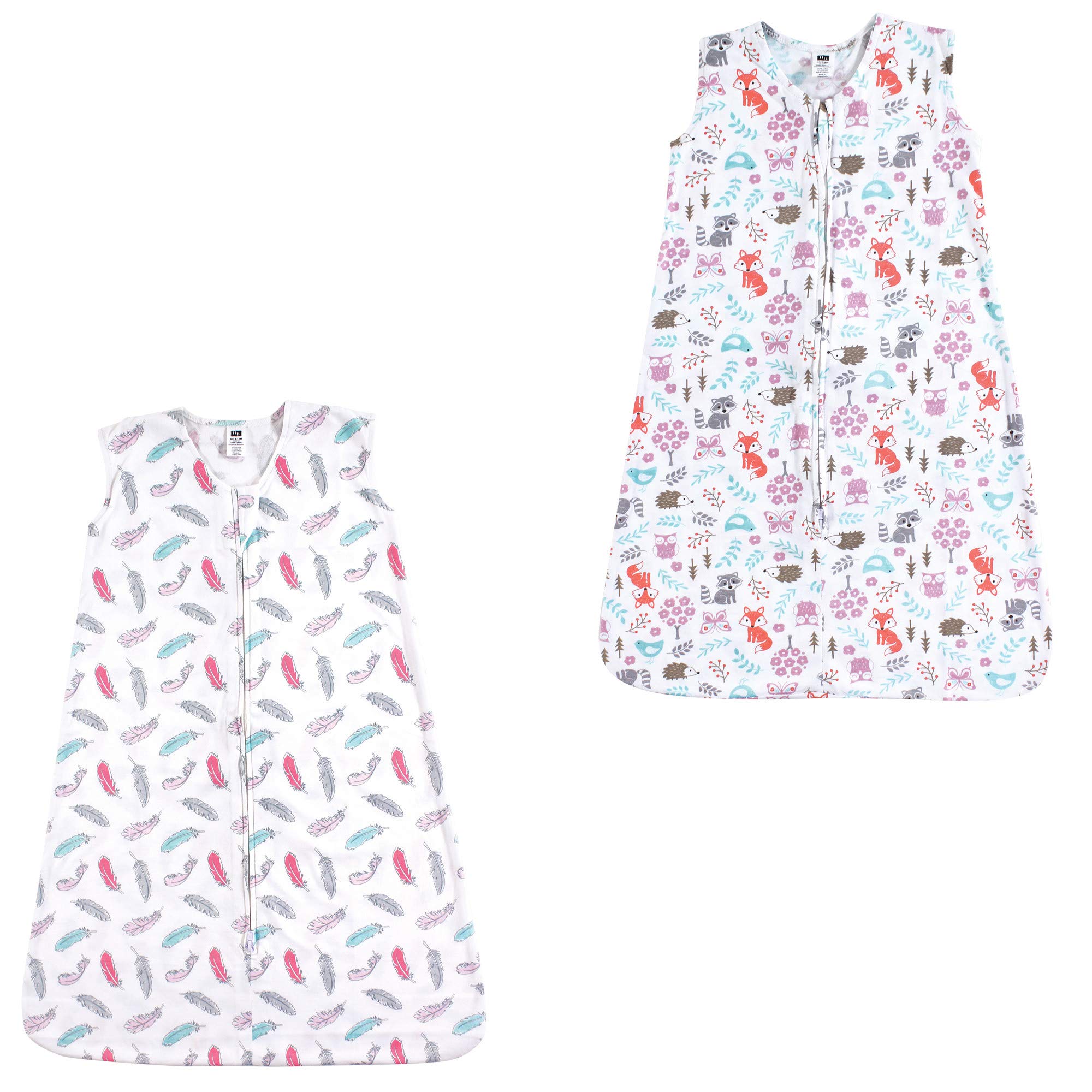 Hudson Baby Cotton Sleeveless Sleeping Bag for Infants - Comfortable Nursery Wear